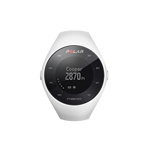 Polar M200 - Reloj de Running con GPS y Frecuencia cardíaca en la muñeca - Actividad 24/7 - Blanco, M/L Polar M200 - Reloj de Running con GPS y Frecuencia cardíaca en la muñeca - Actividad 24/7 - Blanco, M/L