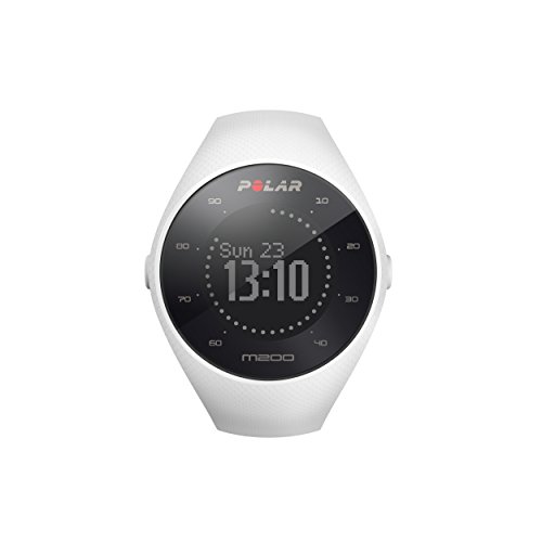 Polar M200 - Reloj de Running con GPS y Frecuencia cardíaca en la muñeca - Actividad 24/7 - Blanco, M/L Polar M200 - Reloj de Running con GPS y Frecuencia cardíaca en la muñeca - Actividad 24/7 - Blanco, M/L
