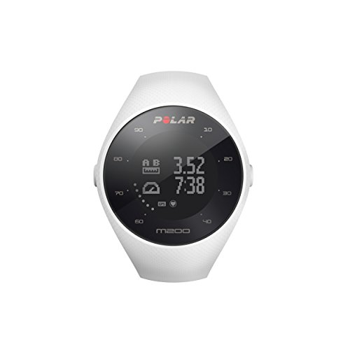 Polar M200 - Reloj de Running con GPS y Frecuencia cardíaca en la muñeca - Actividad 24/7 - Blanco, M/L Polar M200 - Reloj de Running con GPS y Frecuencia cardíaca en la muñeca - Actividad 24/7 - Blanco, M/L