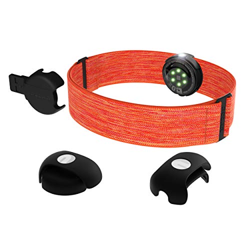Polar OH1+ Bluetooth y ANT+. Sensor de pulso óptico resistente al agua con clip para gafas de natación y brazalete - Naranja Polar OH1+ Bluetooth y ANT+. Sensor de pulso óptico resistente al agua con clip para gafas de natación y brazalete - Naranja