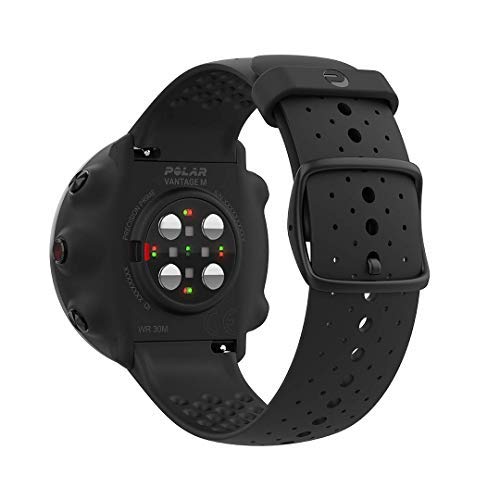 Polar Vantage M -Reloj con GPS y Frecuencia Cardíaca - Multideporte y programas de running - Resistente al agua, ligero- Negro Talla M/L Polar Vantage M -Reloj con GPS y Frecuencia Cardíaca - Multideporte y programas de running - Resistente al agua, ligero- Negro Talla M/L
