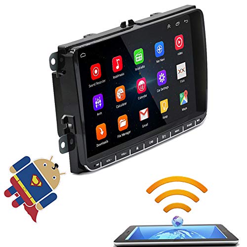 PolarLander 9 Inch Android 8.1 Auto Radio Navegación GPS Reproductor Multimedia estéreo WiFi Bluetooth para V/W S/Koda Golf 5 Golf 6 Polo Passat B5 B6 Jetta TIGUAN