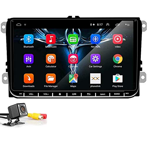 PolarLander 9 Inch Android 8.1 Auto Radio Navegación GPS Reproductor Multimedia estéreo WiFi Bluetooth para V/W S/Koda Golf 5 Golf 6 Polo Passat B5 B6 Jetta TIGUAN