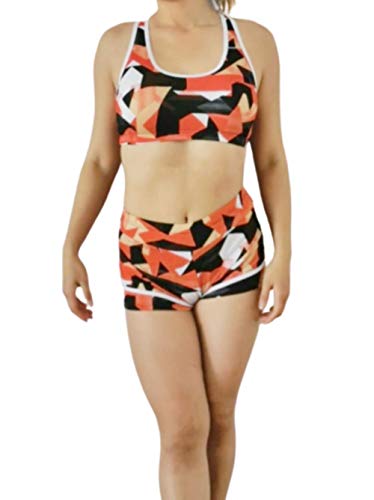 Pole9 Top Rock - Conjunto de trajes de entrenamiento americanos y 2 piezas para entrenamiento, yoga, deportes, pilates Top Malaga. 38 Pole9 Top Rock - Conjunto de trajes de entrenamiento americanos y 2 piezas para entrenamiento, yoga, deportes, pilates Top Malaga. 38