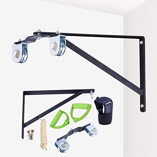 Polea de cuerda montado en la pared,cuerda elástica para rehabilitación de hombro(dos poleas de acero inoxidable) Polea de cuerda montado en la pared,cuerda elástica para rehabilitación de hombro(dos poleas de acero inoxidable)