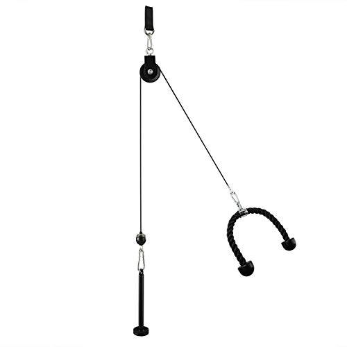 Polea musculación con cuerda Triceps máx. Peso 50 kg para ejercicio delantero brazos Deltoides Polea musculación con cuerda Triceps máx. Peso 50 kg para ejercicio delantero brazos Deltoides