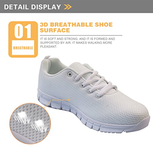 POLERO Nurse - Zapatillas de Mujer para Enfermera, Ligeras, para Correr, Caminar, Malla, Planas, para Tenis, para Mujer, Deportes, Apartamentos, 38 EU, Blanco POLERO Nurse - Zapatillas de Mujer para Enfermera, Ligeras, para Correr, Caminar, Malla, Planas, para Tenis, para Mujer, Deportes, Apartamentos, 38 EU, Blanco