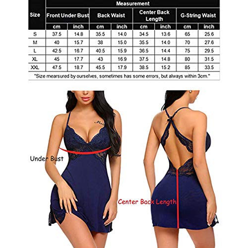 Polly Online Mujeres Sexy Ropa de Dormir Mujeres Sexy Ropa Interior Camisón Babydoll Ropa Interior Traje Correas Ajustables Polly Online Mujeres Sexy Ropa de Dormir Mujeres Sexy Ropa Interior Camisón Babydoll Ropa Interior Traje Correas Ajustables