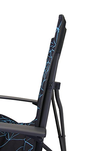 Portal Outdoor Girona Silla Plegable para Camping, Aluminio, Negro y Azul, 57 x 43 x 50 cm Portal Outdoor Girona Silla Plegable para Camping, Aluminio, Negro y Azul, 57 x 43 x 50 cm
