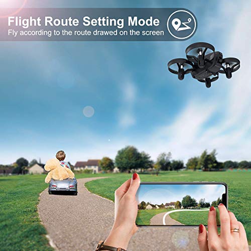 Potensic Mini Drone para Niños con Cámara, RC Quadcopter 2.4G 6 Ejes - Altitude Hold, Modo sin Cabeza, Control Remoto, Ajuste de Ruta, FPV en Tiempo Real, 2 Baterías, A20W Potensic Mini Drone para Niños con Cámara, RC Quadcopter 2.4G 6 Ejes - Altitude Hold, Modo sin Cabeza, Control Remoto, Ajuste de Ruta, FPV en Tiempo Real, 2 Baterías, A20W