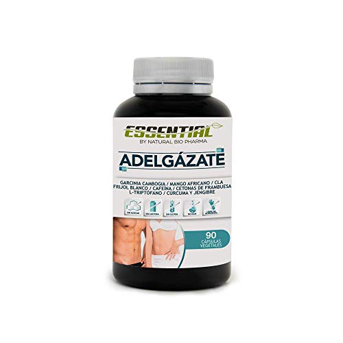 Potente Adelgazante, Quemagrasas y Reductor del Apetito | Acción adelgazante 3 en 1 100% eficaz | Estimulante del Metabolismo | Pierde peso rápida y naturalmente | 90 Cápsulas.