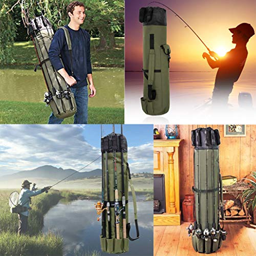 Powcan Bolsa de Pesca Estuche de caƱa de Pescar Oxford Organizador portƔtil de Alta Capacidad para Llevar caƱa de Pescar Bolsa de Almacenamiento de Herramientas de Pesca Impermeable al Aire Libre Powcan Bolsa de Pesca Estuche de caƱa de Pescar Oxford Organizador portƔtil de Alta Capacidad para Llevar caƱa de Pescar Bolsa de Almacenamiento de Herramientas de Pesca Impermeable al Aire Libre