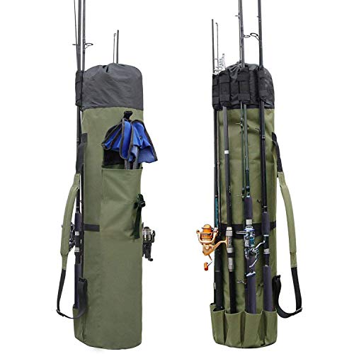 Powcan Bolsa de Pesca Estuche de caƱa de Pescar Oxford Organizador portƔtil de Alta Capacidad para Llevar caƱa de Pescar Bolsa de Almacenamiento de Herramientas de Pesca Impermeable al Aire Libre Powcan Bolsa de Pesca Estuche de caƱa de Pescar Oxford Organizador portƔtil de Alta Capacidad para Llevar caƱa de Pescar Bolsa de Almacenamiento de Herramientas de Pesca Impermeable al Aire Libre