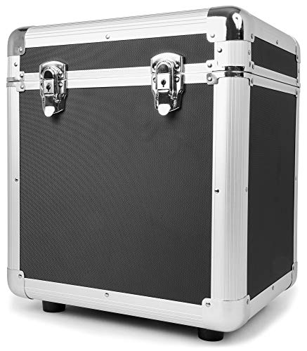 Power Dynamics RC100 Maleta para discos de vinilo (rack portátil para 100 discos LPs de 12", interior de gomaespuma, ligero armazón) - negro Power Dynamics RC100 Maleta para discos de vinilo (rack portátil para 100 discos LPs de 12", interior de gomaespuma, ligero armazón) - negro
