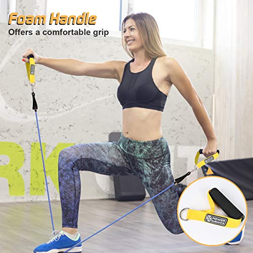 POWER GUIDANCE Bandas De Resistencia Elasticas - Gomas Entrenamiento con 5 Bandas de Ejercicios, Círculos de Resistencia, Manijas, Anclaje de Puerta, Correas de Tobillo POWER GUIDANCE Bandas De Resistencia Elasticas - Gomas Entrenamiento con 5 Bandas de Ejercicios, Círculos de Resistencia, Manijas, Anclaje de Puerta, Correas de Tobillo