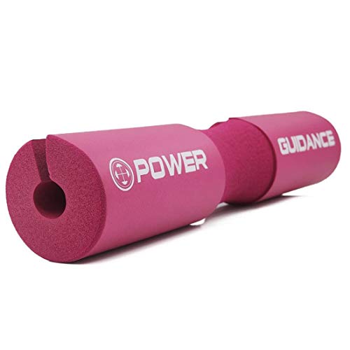 POWER GUIDANCE Barbell Squat Pad Protectora del Cuello y del Hombro Ideal para Squats, Lunges, Hip Thrusts, Levantamiento de Pesas