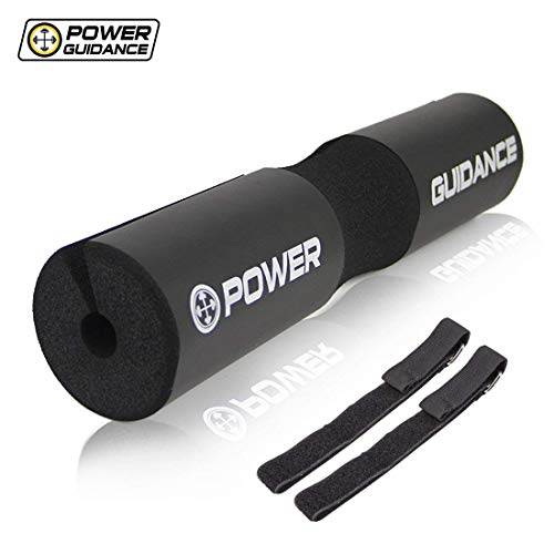 POWER GUIDANCE Barbell Squat Pad Protectora del Cuello y del Hombro Ideal para Squats, Lunges, Hip Thrusts, Levantamiento de Pesas y más