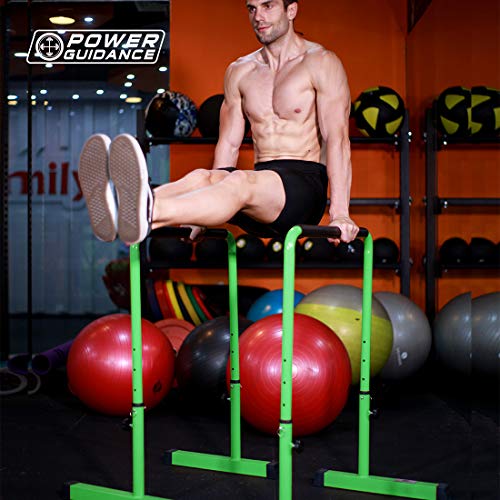 POWER GUIDANCE Barras Paralelas para Entrenamiento Ajustable para Calistenia, Gimnasia, Fitness