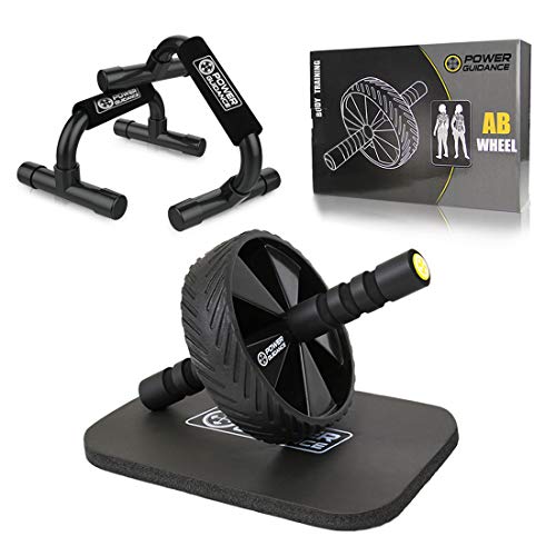 POWER GUIDANCE Rodillo para Abdominales AB Roller para Entrenar Abdominales, Musculatura y Espalda