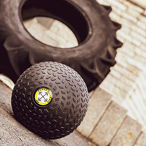 POWER GUIDANCE Slam Ball Balón Medicinal Antideslizante Ideal para los Ejercicios de Functional Fitness - 5kg