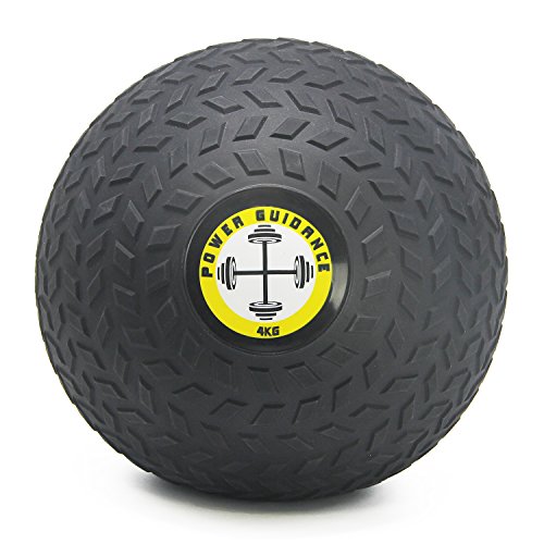 POWER GUIDANCE Slam Ball Balón Medicinal Antideslizante Ideal para los Ejercicios de Functional Fitness - 5kg
