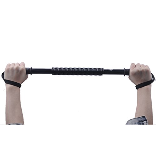 Power Twister - Barra flexible elástica flexible y resistente con resorte fuerte de 20 kg de fuerza para brazos, brazos, ejercicio de pecho