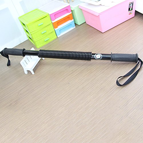 Power Twister - Barra flexible elástica flexible y resistente con resorte fuerte de 20 kg de fuerza para brazos, brazos, ejercicio de pecho Power Twister - Barra flexible elástica flexible y resistente con resorte fuerte de 20 kg de fuerza para brazos, brazos, ejercicio de pecho