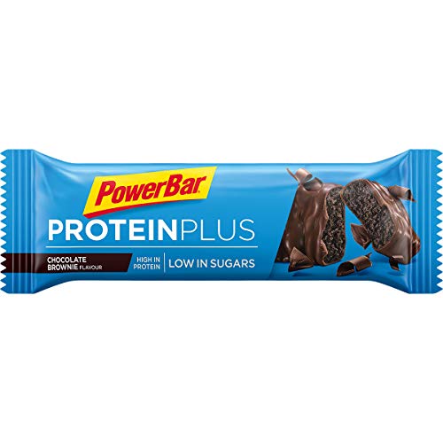 Powerbar Protein Plus Low Sugar Chocolate Brownie - Barritas Proteinas con Bajo Nivel de Azucar - 30 Barras 1005 g
