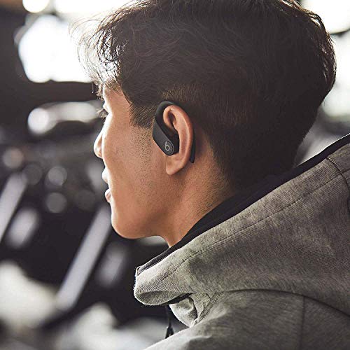 Powerbeats Pro - Auriculares intraurales inalámbricos - Chip Apple H1, Bluetooth de Clase 1, 9 horas de sonido ininterrumpido, resistentes al sudor - NEGRO