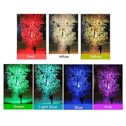 PowerKing Foco Solar LED Lámpara Exterior IP65 Impermeable Luces 7 Colores Cambia con 2 Modos Bajo Voltaje Pared Iluminación de Seguridad Pilas para Terraza, Jardín, Césped, Patio, Caminos(2 Paquetes) PowerKing Foco Solar LED Lámpara Exterior IP65 Impermeable Luces 7 Colores Cambia con 2 Modos Bajo Voltaje Pared Iluminación de Seguridad Pilas para Terraza, Jardín, Césped, Patio, Caminos(2 Paquetes)