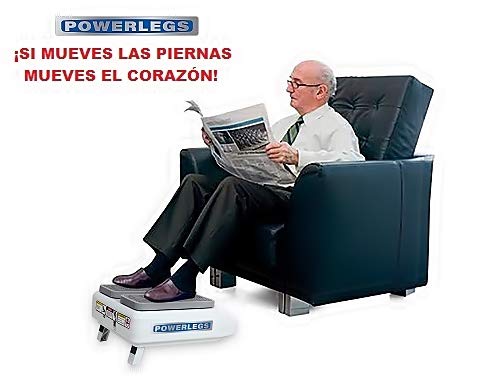 POWERLEGS® Ejercita Tus Piernas Sin Esfuerzo Con Mando A Distancia Incluido - Alivia El Dolor y Mejora La Circulacion - Ejercitador De Piernas Pasivo - Mueve Tus Piernas - Mueve Tu Corazón POWERLEGS® Ejercita Tus Piernas Sin Esfuerzo Con Mando A Distancia Incluido - Alivia El Dolor y Mejora La Circulacion - Ejercitador De Piernas Pasivo - Mueve Tus Piernas - Mueve Tu Corazón