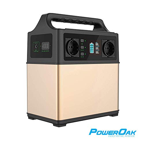 PowerOAK PS5 400Wh / 120000mAh Solar AC/DC USB-C Generator