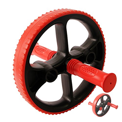 POWRX - Aparato de Abdominales AB Wheel para Trabajar en Profundidad los músculos Abdominales, los Brazos y los Hombros POWRX - Aparato de Abdominales AB Wheel para Trabajar en Profundidad los músculos Abdominales, los Brazos y los Hombros