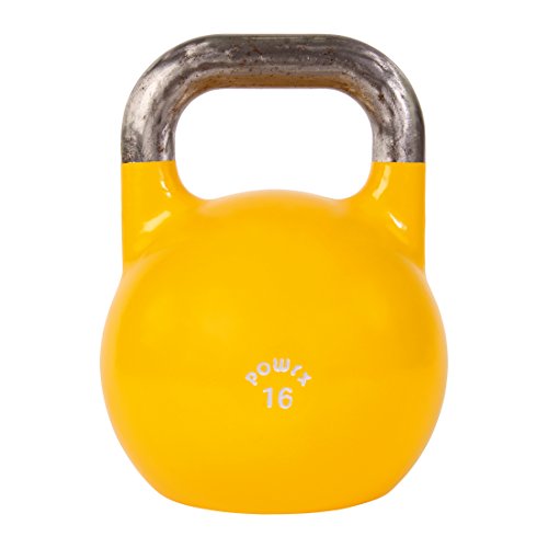 POWRX Kettlebell Pesa Rusa Competición 4-28 kg + PDF Workout (16 kg) POWRX Kettlebell Pesa Rusa Competición 4-28 kg + PDF Workout (16 kg)