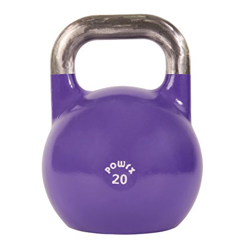 POWRX Kettlebell Pesa Rusa Competición 4-28 kg + PDF Workout (20 kg) POWRX Kettlebell Pesa Rusa Competición 4-28 kg + PDF Workout (20 kg)
