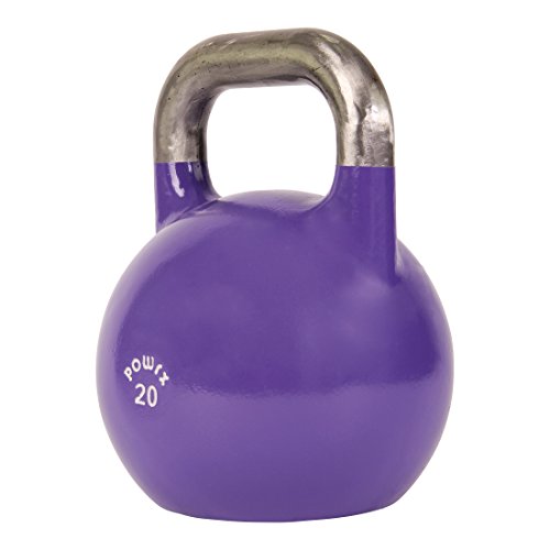 POWRX Kettlebell Pesa Rusa Competición 4-28 kg + PDF Workout (20 kg) POWRX Kettlebell Pesa Rusa Competición 4-28 kg + PDF Workout (20 kg)