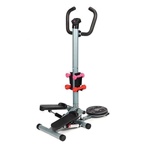 PPLAS Resistencia Ajustable Stepper Fitness MÁQUINA Cintura Terreno Entrenamiento Herramienta Aerobic Herramienta Inicio Gimnasio Fitness Equipos Entrenador (Color : White)