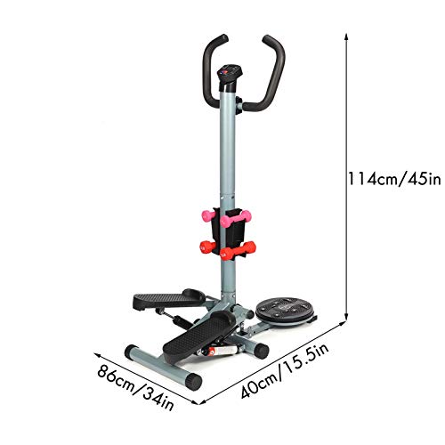 PPLAS Resistencia Ajustable Stepper Fitness MÁQUINA Cintura Terreno Entrenamiento Herramienta Aerobic Herramienta Inicio Gimnasio Fitness Equipos Entrenador (Color : White) PPLAS Resistencia Ajustable Stepper Fitness MÁQUINA Cintura Terreno Entrenamiento Herramienta Aerobic Herramienta Inicio Gimnasio Fitness Equipos Entrenador (Color : White)