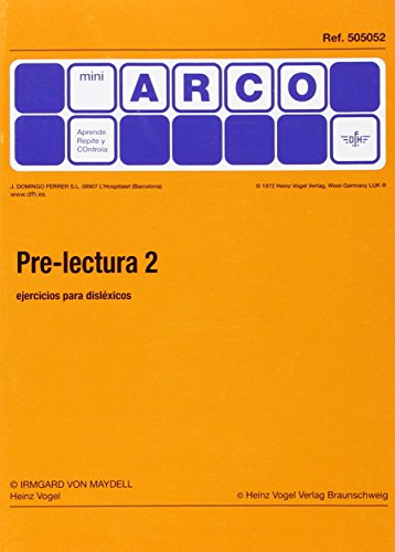 PRE LECTURA 2 MINI ARCO PRE LECTURA 2 MINI ARCO