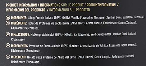 Premium Body Nutrition - Aislado de proteína de suero de leche en polvo (Whey-ISOLATE), 2,27 kg, sabor vainilla (75 porciones)