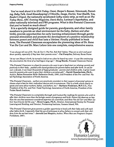 Prenatal Classroom: A Parents' Guide for Teaching Your Baby in the Womb: A Parents Guide to Teaching Their Unborn Child Prenatal Classroom: A Parents' Guide for Teaching Your Baby in the Womb: A Parents Guide to Teaching Their Unborn Child