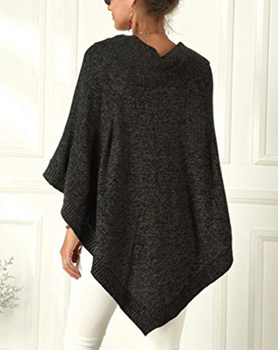 Prendas de punto de suéter para mujer, capa de chal de punto de gran tamaño, chaqueta de suéter suelta irregular, ropa de invierno informal de gran tamaño, ropa de otoño, invierno y primavera par Prendas de punto de suéter para mujer, capa de chal de punto de gran tamaño, chaqueta de suéter suelta irregular, ropa de invierno informal de gran tamaño, ropa de otoño, invierno y primavera par