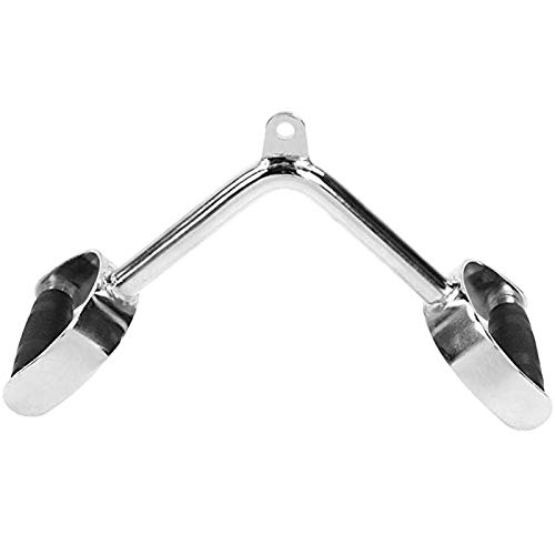 Prensa De Tríceps Barra De Empuje Hacia Abajo Mango En V, Barra De Doble Propósito Body Power Accesorios Para Máquinas De Levantamiento De Pesas De Gimnasio En Casa Múltiples Con Empuñaduras De Goma Prensa De Tríceps Barra De Empuje Hacia Abajo Mango En V, Barra De Doble Propósito Body Power Accesorios Para Máquinas De Levantamiento De Pesas De Gimnasio En Casa Múltiples Con Empuñaduras De Goma