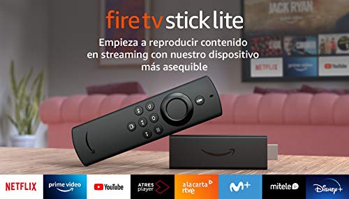 Presentamos el Fire TV Stick Lite con mando por voz Alexa | Lite (sin controles del TV), streaming HD, modelo de 2020
