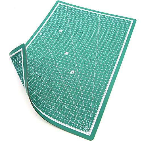 PRETEX Base de Corte Doble Cara, 45 x 30 cm (A3) en Verde con Superficie autoreparativa, autocurativa | Cutting Mat, Tabla de Cortar PRETEX Base de Corte Doble Cara, 45 x 30 cm (A3) en Verde con Superficie autoreparativa, autocurativa | Cutting Mat, Tabla de Cortar