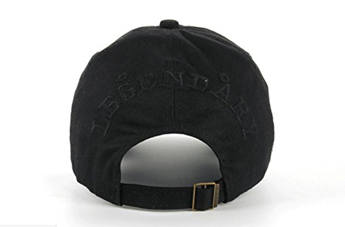 Primavera Unisex Ocio Otoño simplicidad de algodón ajustable gorra de béisbol del bordado / Casual deporte al aire libre gorra de béisbol del Snapback con bordado de la cultura americana , black