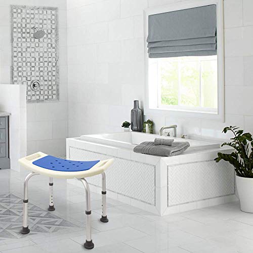 PrimeMatik - Taburete de Ducha ergonómico Antideslizante Regulable en Altura Acolchado PrimeMatik - Taburete de Ducha ergonómico Antideslizante Regulable en Altura Acolchado