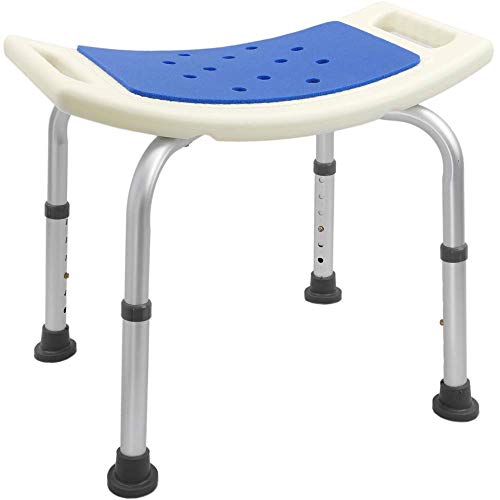 PrimeMatik - Taburete de Ducha ergonómico Antideslizante Regulable en Altura Acolchado PrimeMatik - Taburete de Ducha ergonómico Antideslizante Regulable en Altura Acolchado
