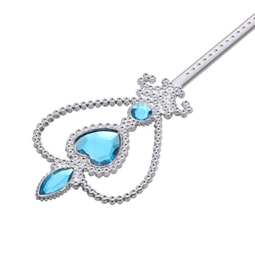 Princesa Disfraces con accesorios, URAQT Accesorios de Princesa disfraces, Princesa Vestir Accesorios include trenza / Tiara con Diamante / Magic Wand / Gloves /Necklace para NiƱaļ¼Azul, 6PCS Princesa Disfraces con accesorios, URAQT Accesorios de Princesa disfraces, Princesa Vestir Accesorios include trenza / Tiara con Diamante / Magic Wand / Gloves /Necklace para NiƱaļ¼Azul, 6PCS