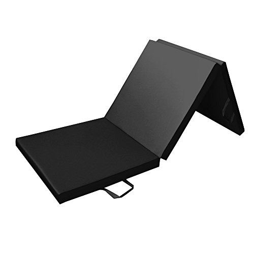 PRISP Colchoneta de Espuma 180 cm, Triple Plegable, para Gimnasia, Fitness, Yoga, aeróbics y Ejercicio para casa e Interiores; Largo: 180cm, Ancho: 60 cm, Grueso: 5 cm PRISP Colchoneta de Espuma 180 cm, Triple Plegable, para Gimnasia, Fitness, Yoga, aeróbics y Ejercicio para casa e Interiores; Largo: 180cm, Ancho: 60 cm, Grueso: 5 cm